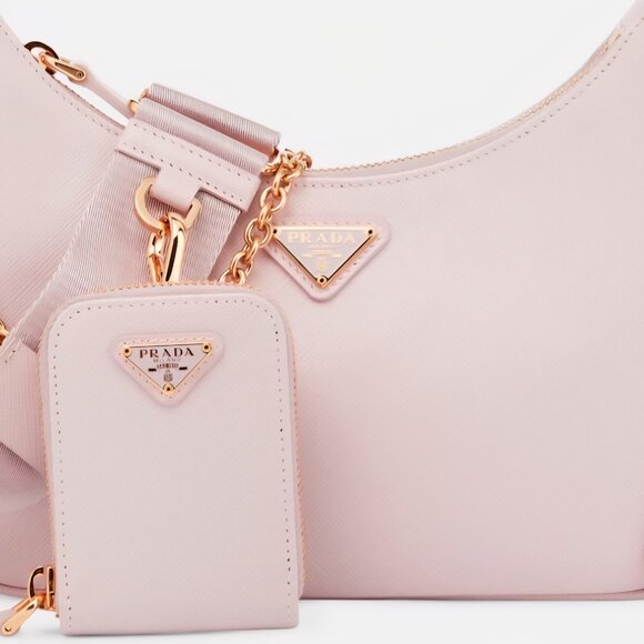 BRAND NEW 2025 PRADA Authentic Re-Edition Saffiano leather bag PINK! BRAND … - Picture 2 of 7